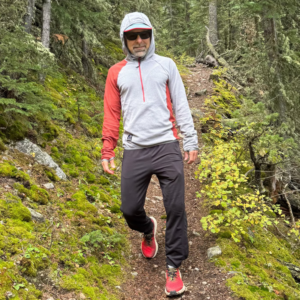Men's Half-Zip Hooded Pullover AIR 70