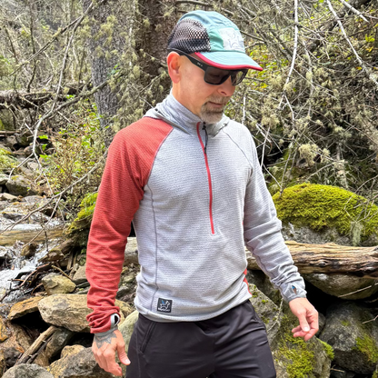 Men's Half-Zip Hooded Pullover AIR 70
