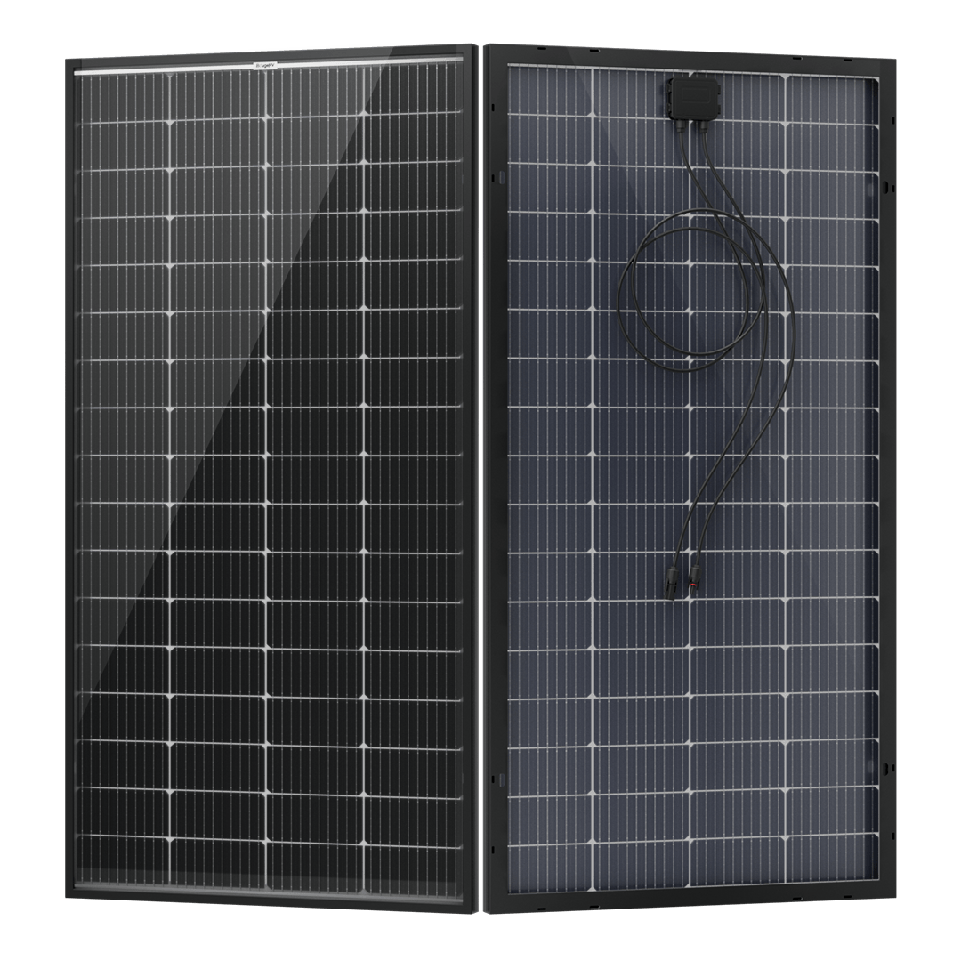 BougeRV 200 Watt Rigid Bifacial 10BB Mono Solar Panel