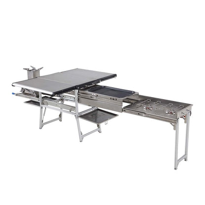 Overland Vehicle Systems Komodo Camp Kitchen - Stainless Steel