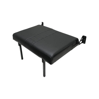 34" Folding Bench Seat - Carbon Fiber Vinyl