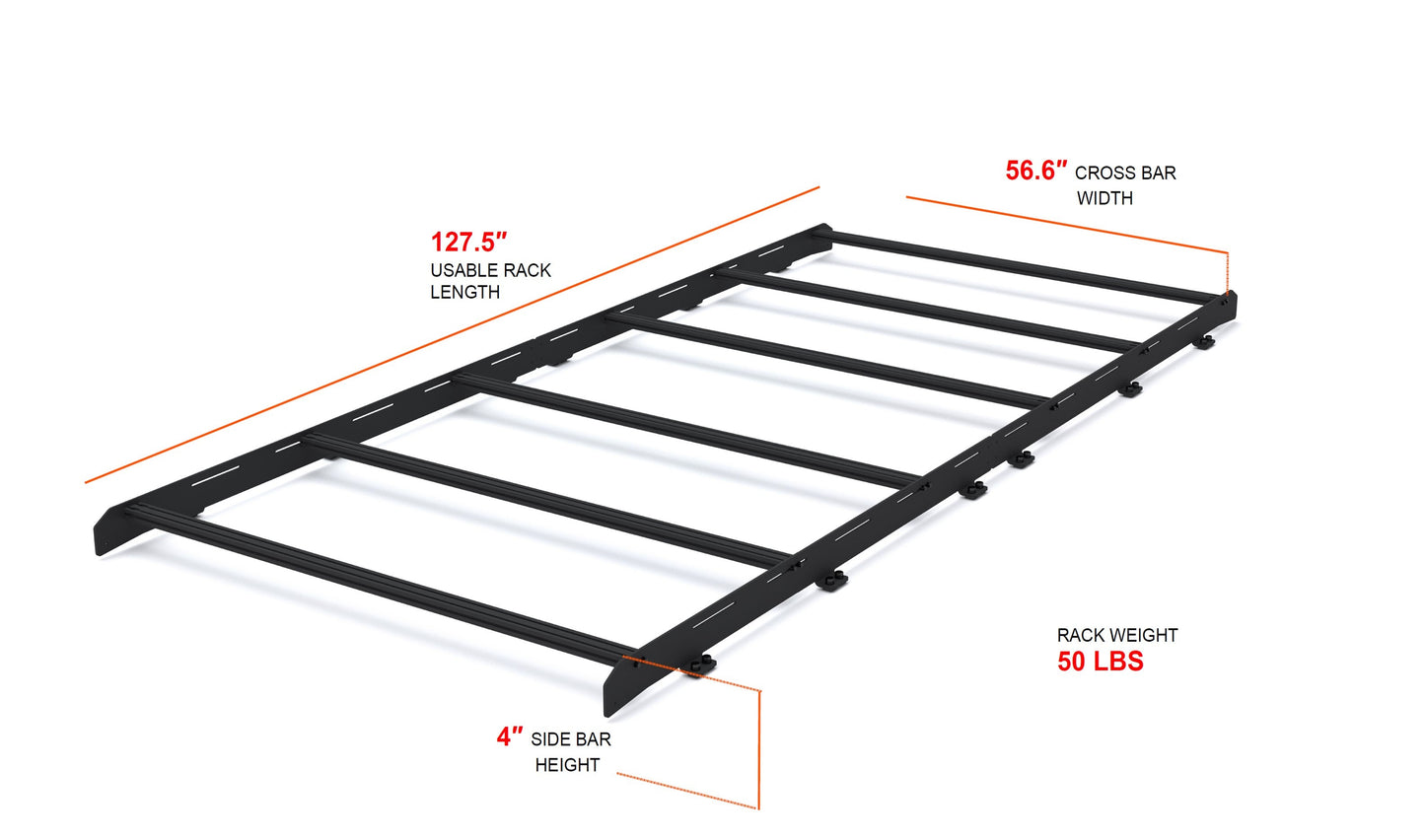 SPRINTER 144" LOW ROOF STEALTH ROOF RACK