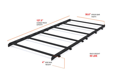 SPRINTER 144" LOW ROOF STEALTH ROOF RACK
