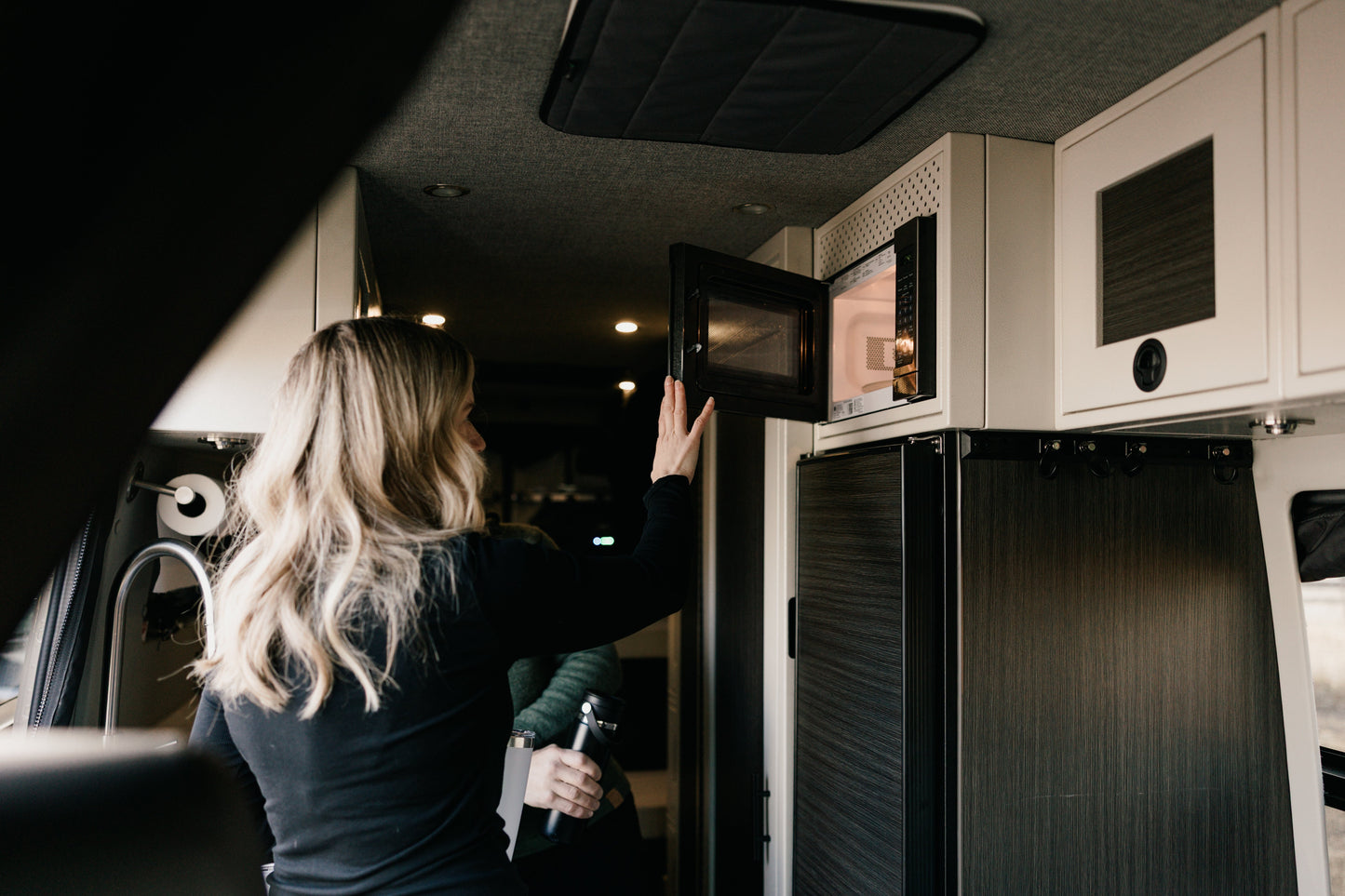 20" Microwave Cabinet - Angled
