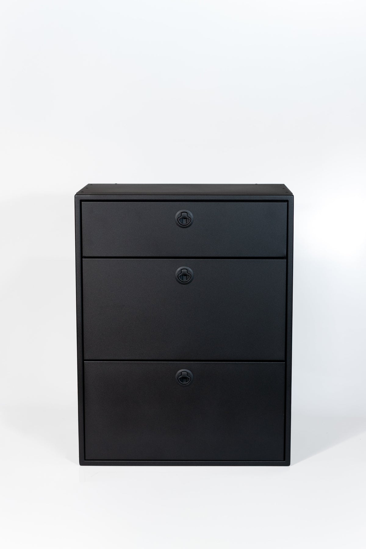 28" Three Drawer Base Cabinet (Shallow) - 28" x 18" x 36"