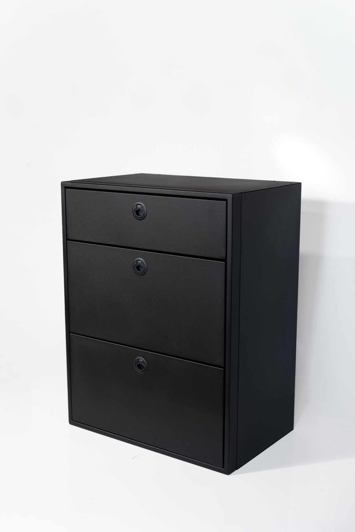 28" Three Drawer Base Cabinet (Shallow) - 28" x 18" x 36"