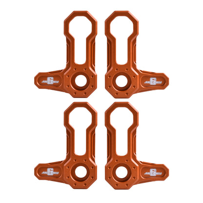 L-SHAPED ROOF LOCKS - JK JEEP (Set of 4) - ORANGE