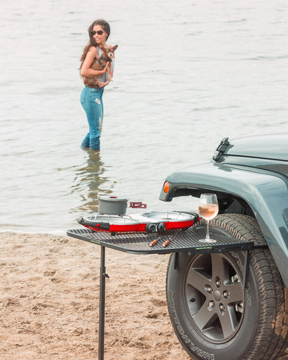 VELIT Portable Air Heater + Tire-Mounted Table