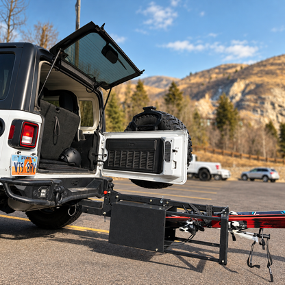 Chuck Bucket Hitch-Mounted Ski & Snowboard Carrier