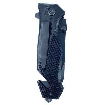 Thin Gray Line collectible 3-in-1 Police Tactical Rescue tool for Correctional Officers CO Corrections with Seatbelt Cutter, Steel Serrated Blade, Glass Breaker