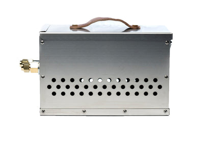 Reserve the Hekla now! The Hekla: 304 Sexy Stainless Steel LavaBox with Dual-Burner