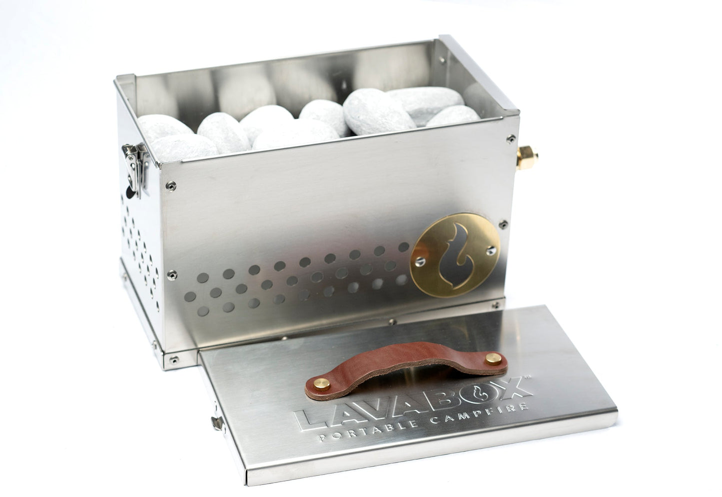 PRE-SALE ONLY! The Hekla: 304 Stainless Steel LavaBox with Dual-Burner