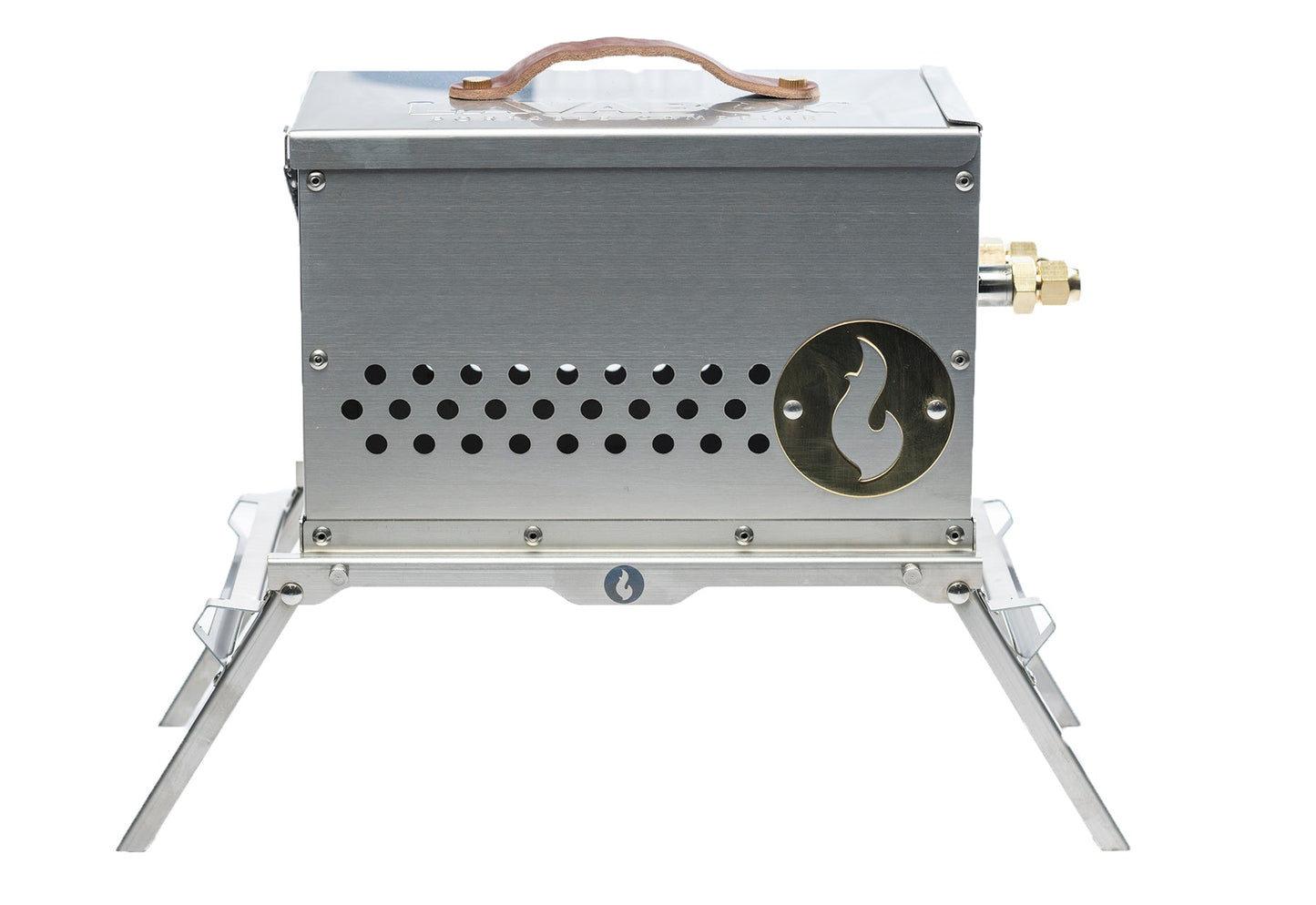 PRE-SALE ONLY! The Hekla: 304 Stainless Steel LavaBox with Dual-Burner