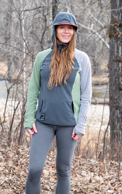 Women's Half-Zip Hooded Pullover Ultralight 115