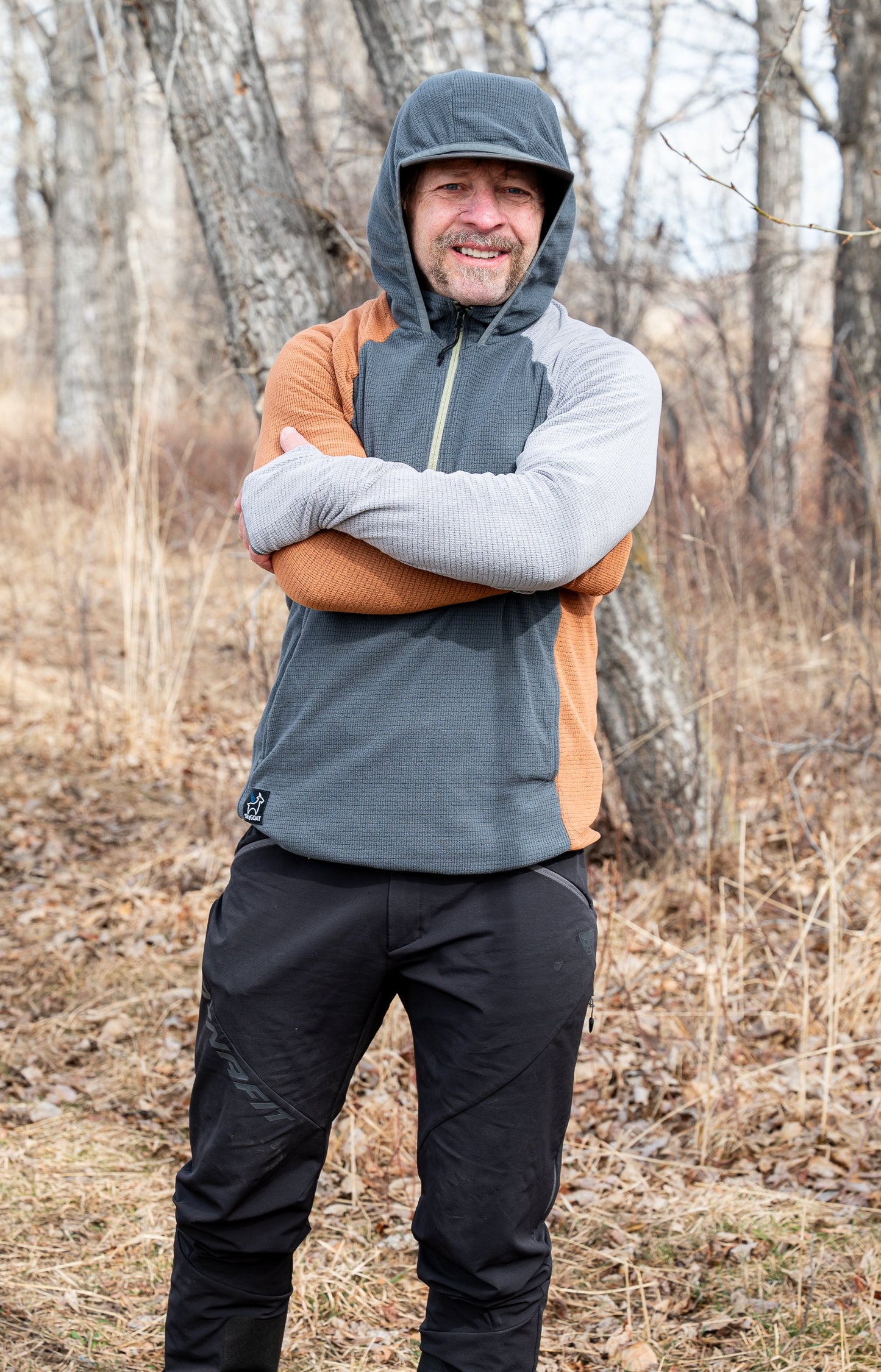 Men's Half-Zip Hooded Pullover Ultralight 115
