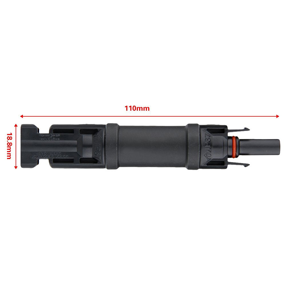 ACOPOWER 20A 4-Pair PV In-Line Diode Connector