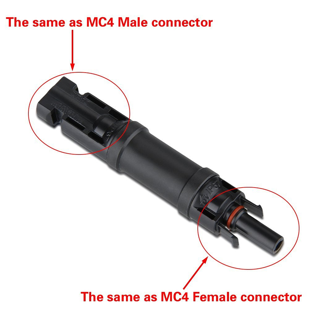 ACOPOWER 20A 4-Pair PV In-Line Diode Connector