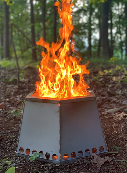 Vargo MEGAHEX Smokeless Fire Pit