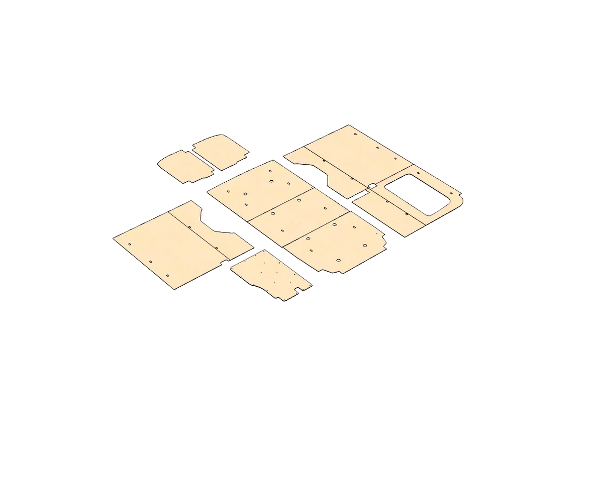 Ford Transit Medium Roof 148 Wood Wall Kit