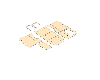 Ford Transit Medium Roof 148 Wood Wall Kit
