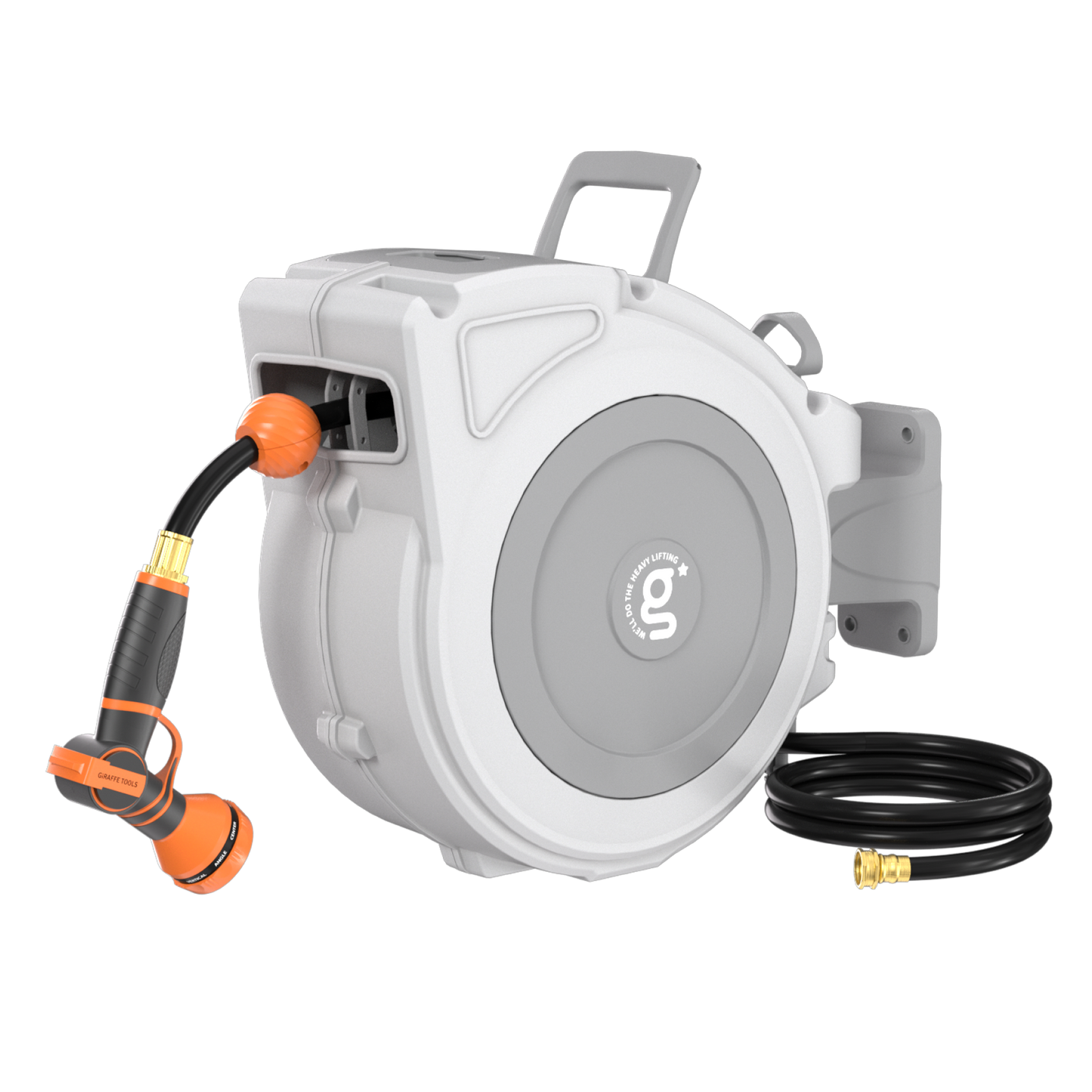 Giraffe Tools Retractable Garden Hose Reel-1/2 in-65ft