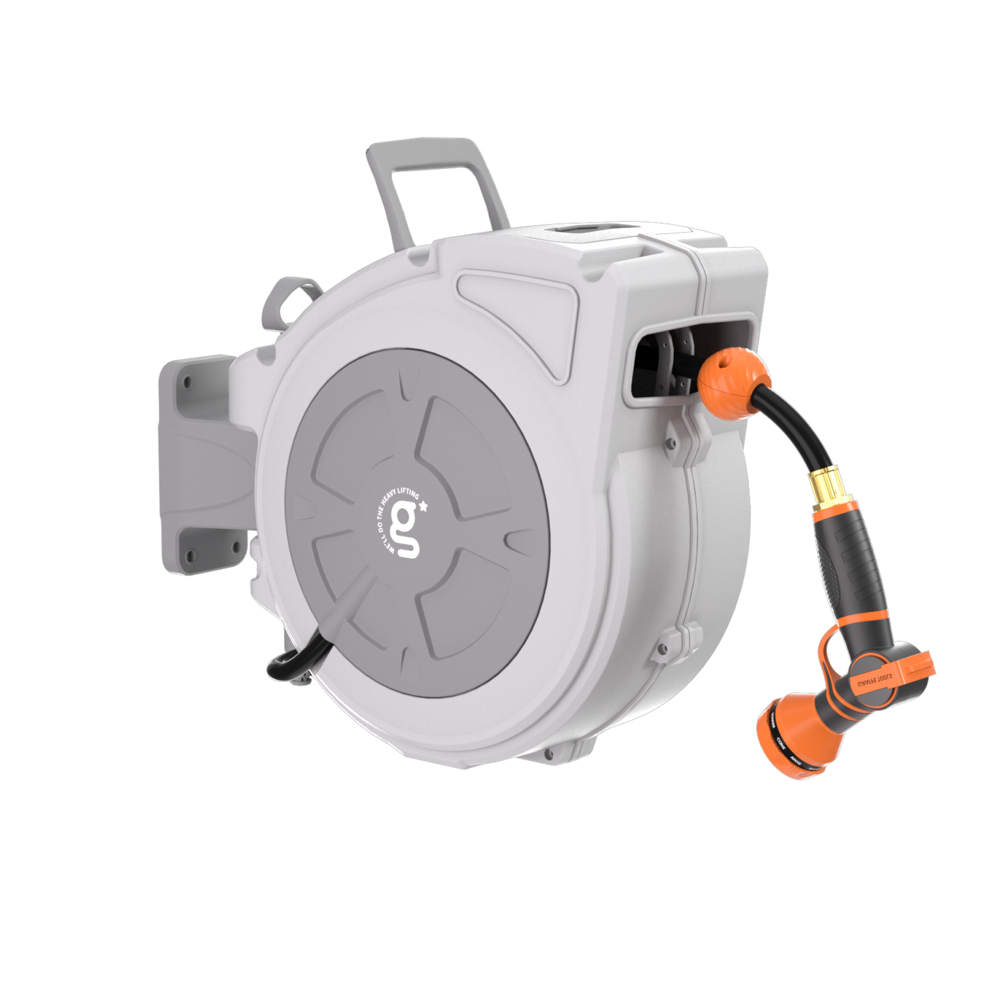 Giraffe Tools Retractable Garden Hose Reel-1/2 in-65ft