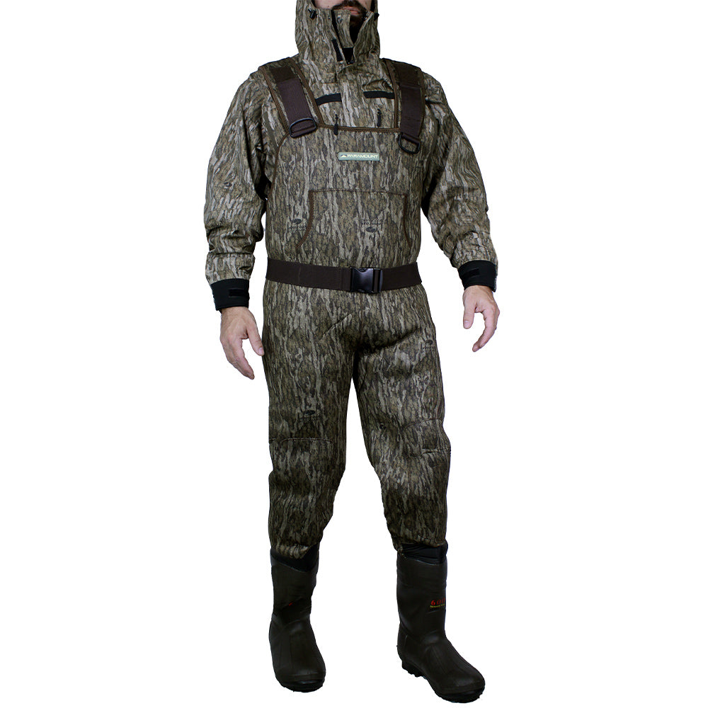 BAYOU 3.5mm Neoprene Camo Chest Wader 600g Boots