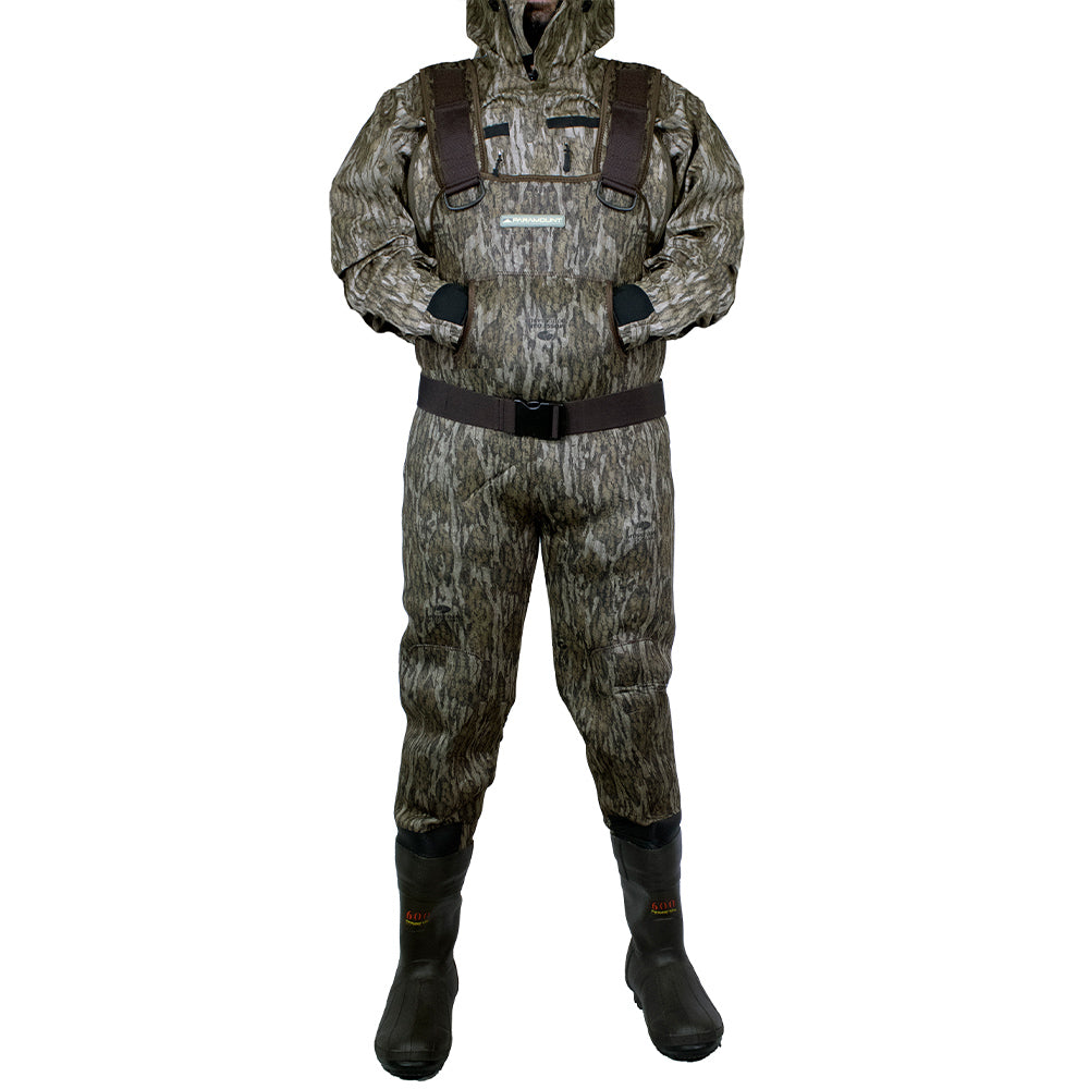 BAYOU 3.5mm Neoprene Camo Chest Wader 600g Boots