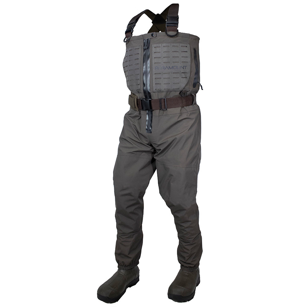 PINNACLE Zippered Breathable Camo Wader 1200g