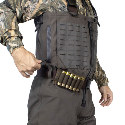 PINNACLE Zippered Breathable Camo Wader 1200g