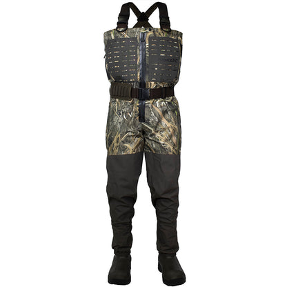 PINNACLE Zippered Breathable Camo Wader 1200g