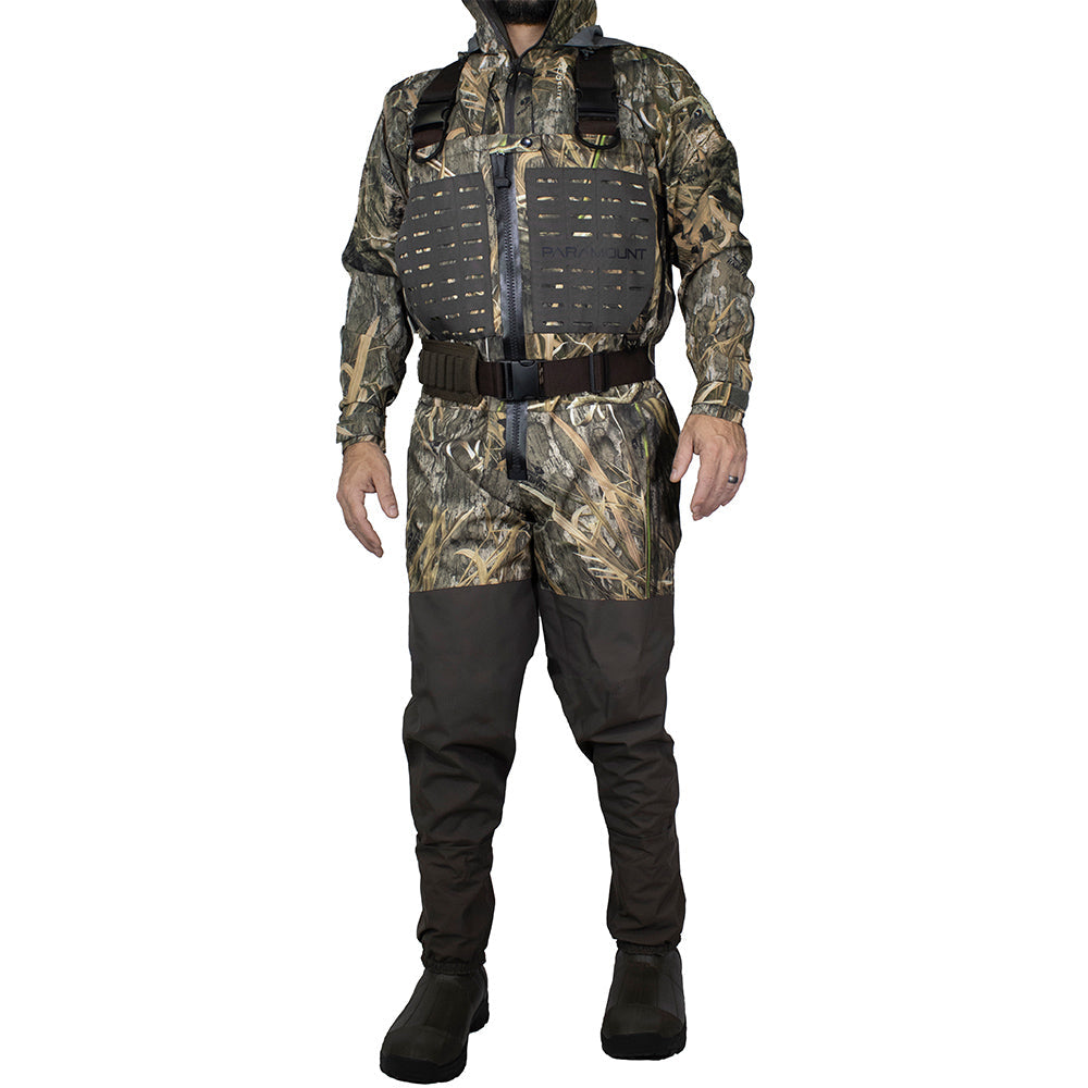 PINNACLE Zippered Breathable Camo Wader 1200g