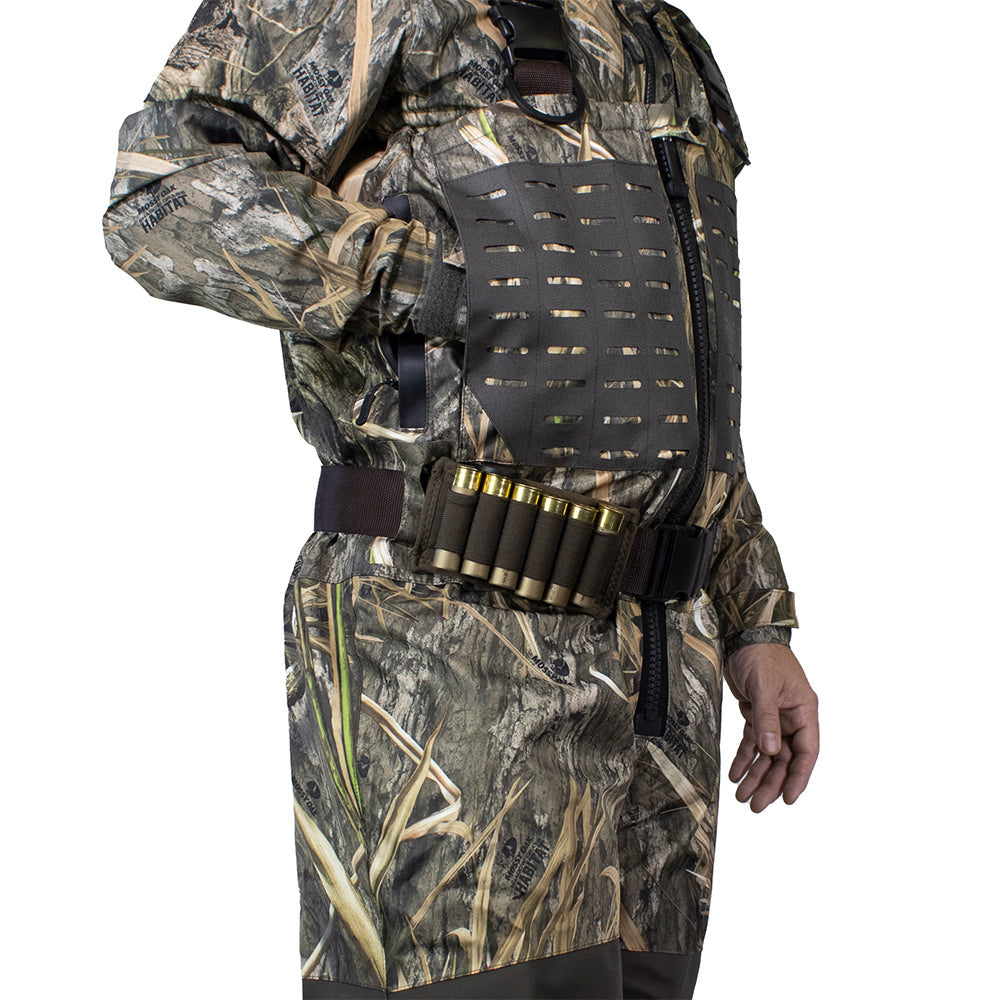 PINNACLE Zippered Breathable Camo Wader 1200g