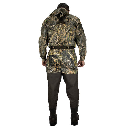 PINNACLE Zippered Breathable Camo Wader 1200g