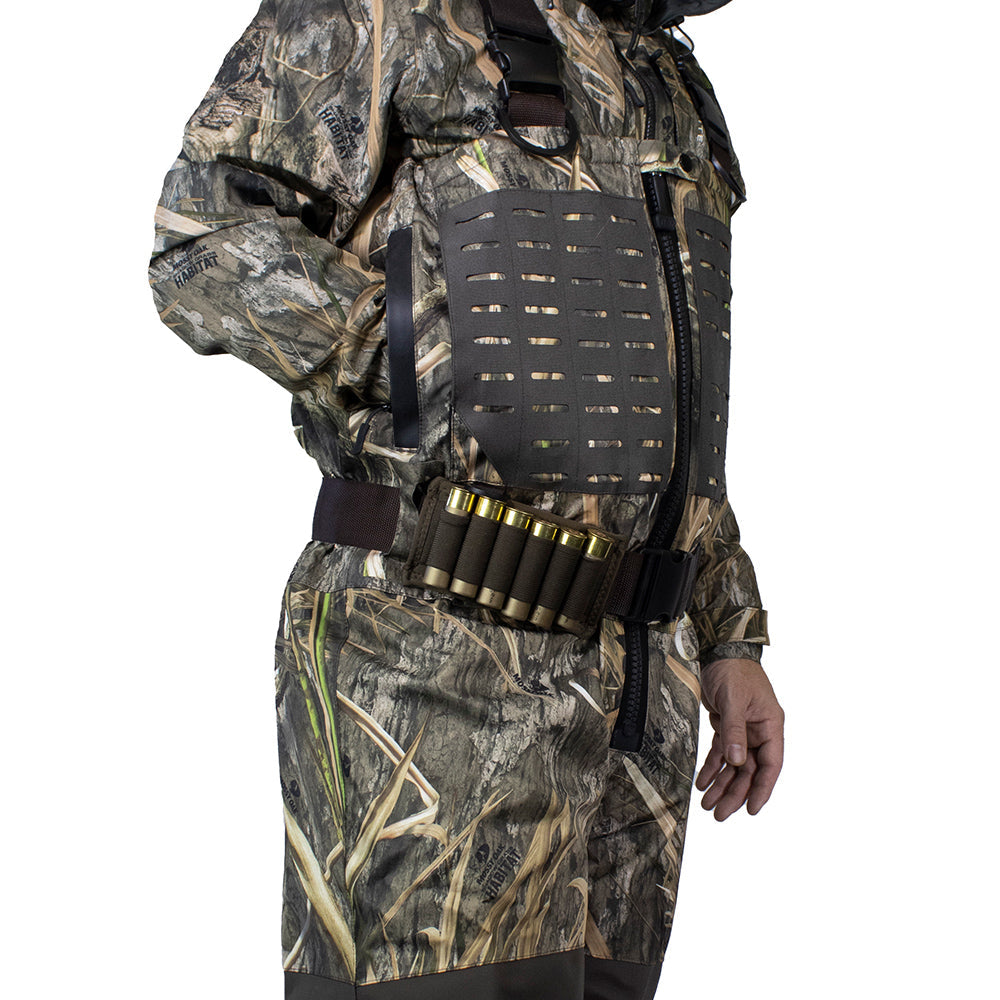 PINNACLE Zippered Breathable Camo Wader 1200g