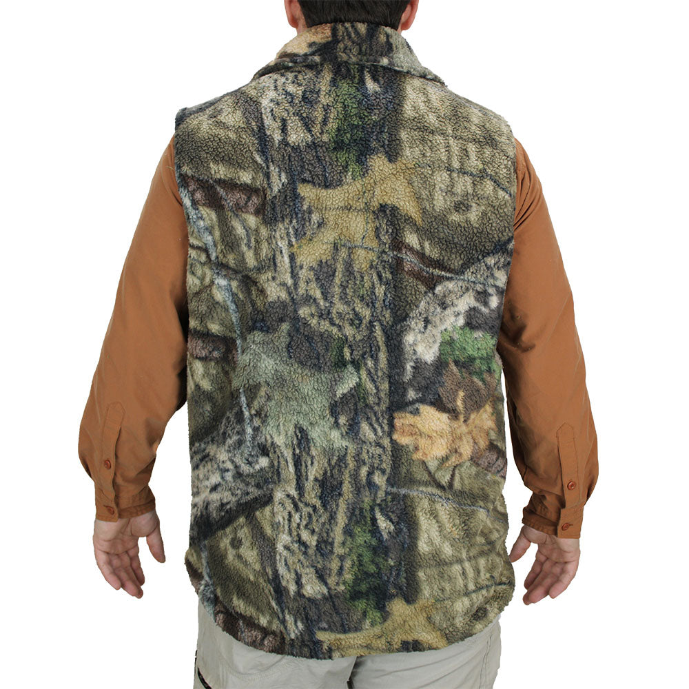 Wasatch Sherpa Mossy Oak Fleece Vest