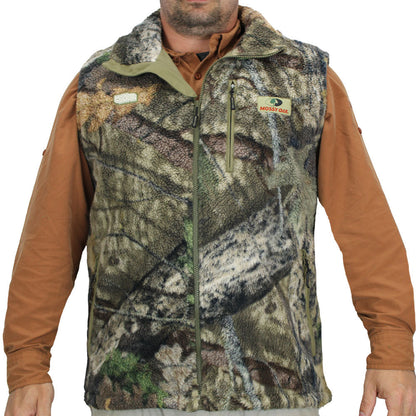 Wasatch Sherpa Mossy Oak Fleece Vest