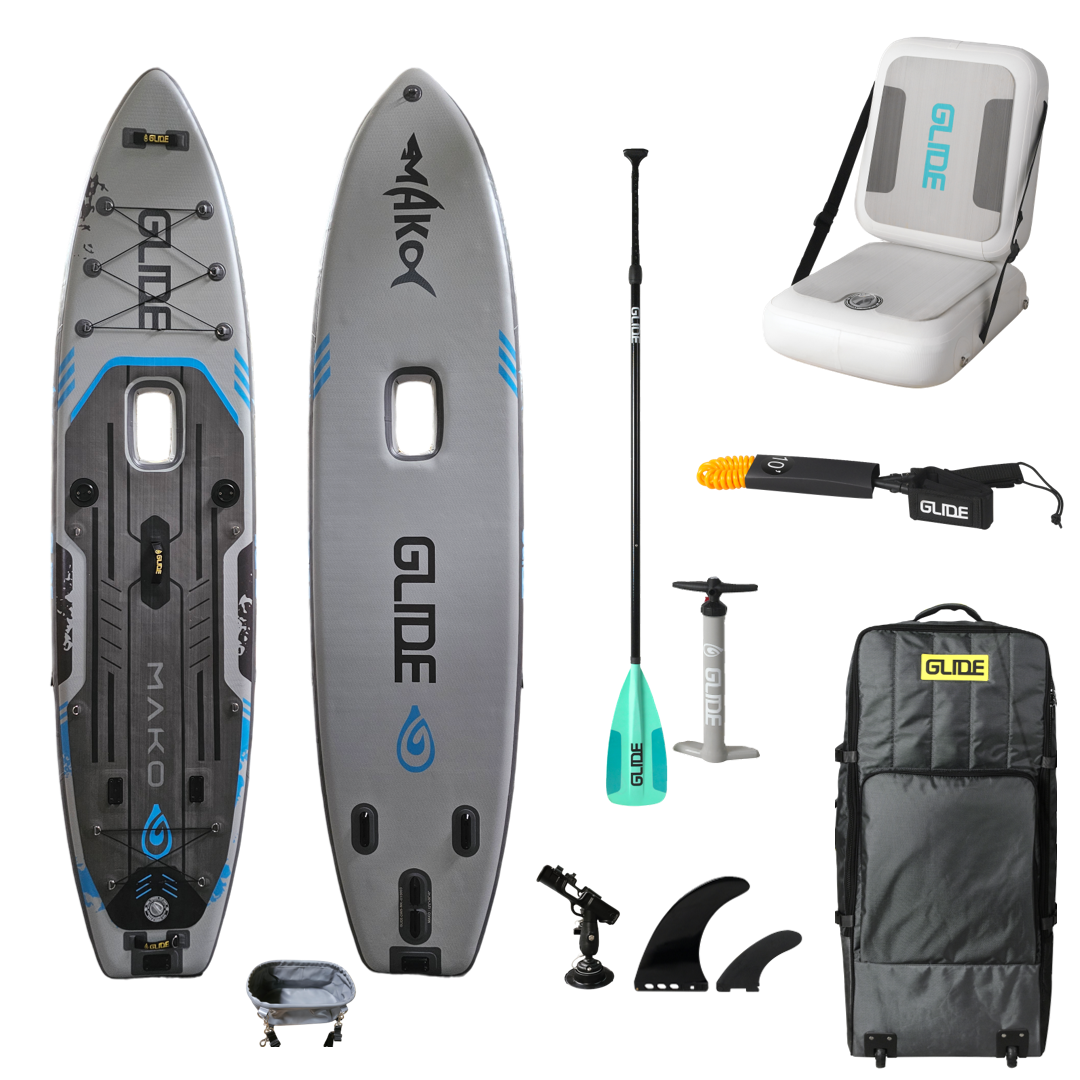 Mako – Inflatable Fishing Paddleboard, Pedal Drive Compatible