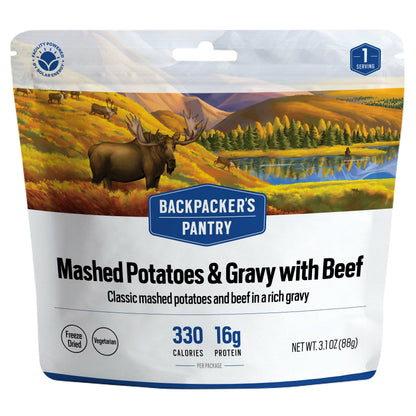 Mashed Potatoes & Gravy with Beef