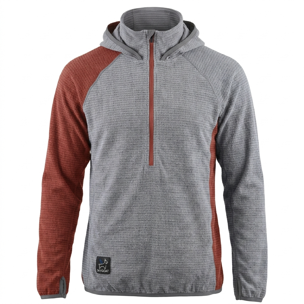 Men's Half-Zip Hooded Pullover AIR 70