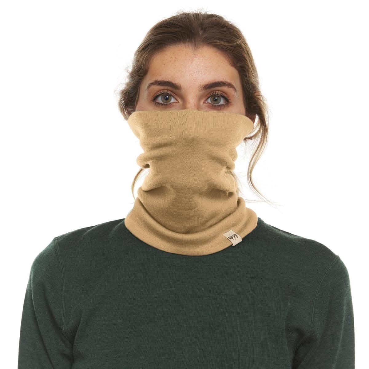Midweight Wool Neck Gaiter - 100% Merino Wool