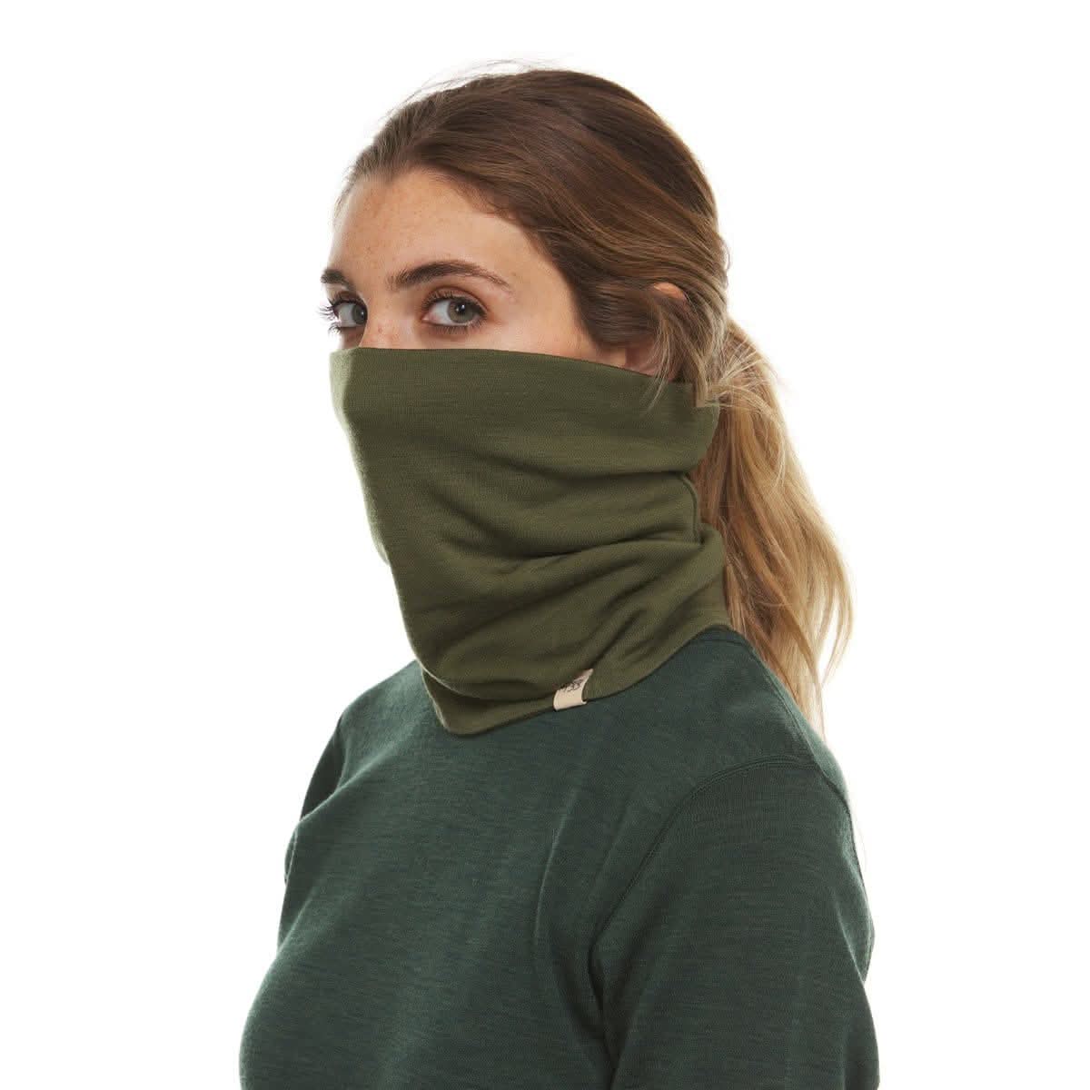 Midweight Wool Neck Gaiter - 100% Merino Wool