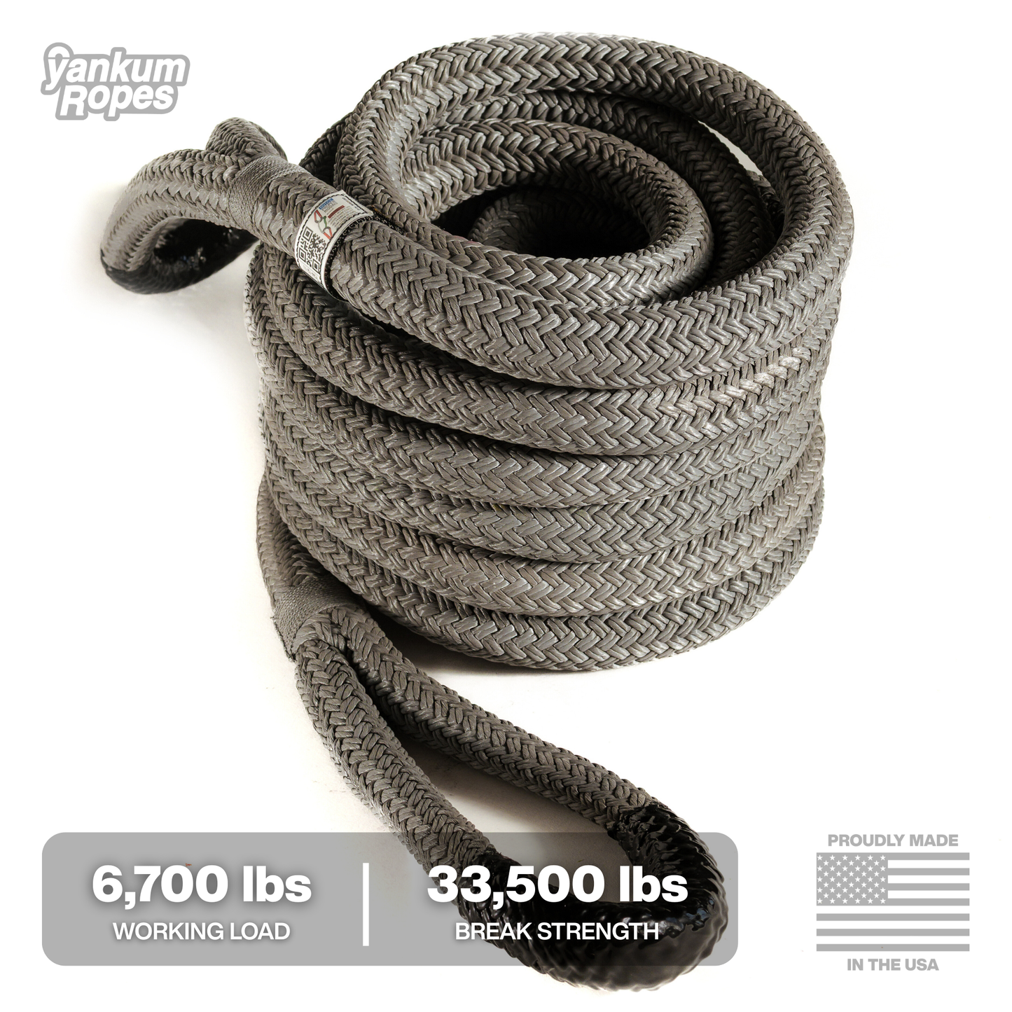 1" Kinetic Recovery Rope "Rattler"