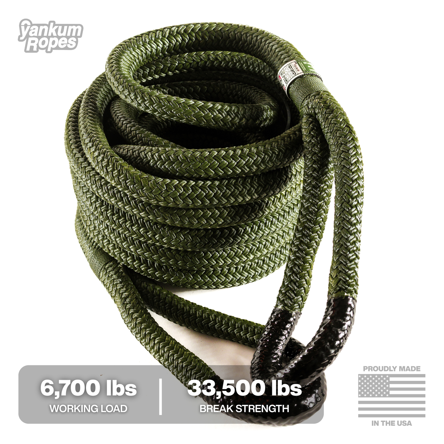 1" Kinetic Recovery Rope "Rattler"