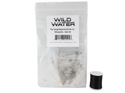 Mosquito Fly Tying Material Kit, size 16 | Wild Water Fly Fishing