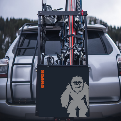 PREORDER Chuck Bucket Hitch-Mounted Ski & Snowboard Carrier