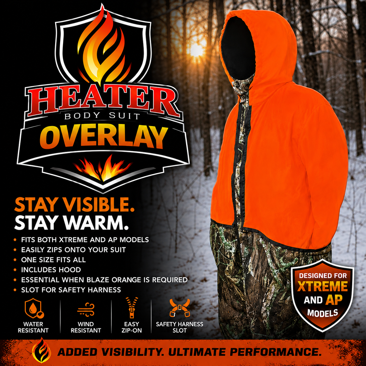 Overlay for Xtreme and AP models. Orange