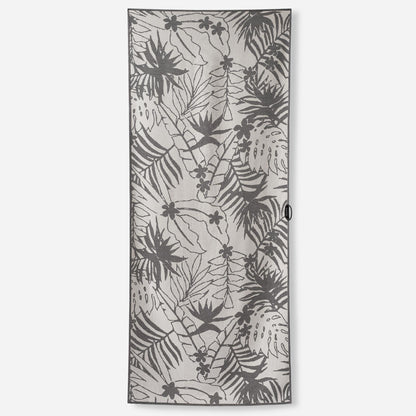 Organic Cotton Travel Towel: Retro Palms Black