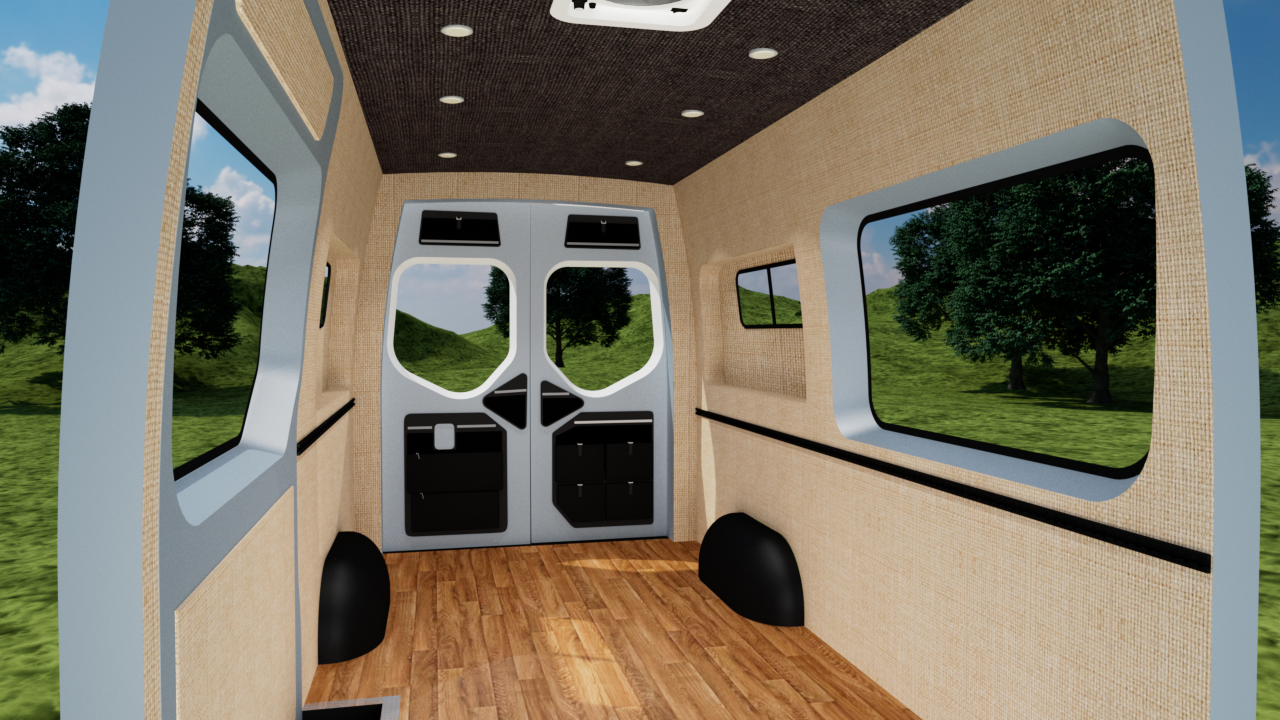 Mercedes Sprinter 144" Low Roof Interior Panel Kit