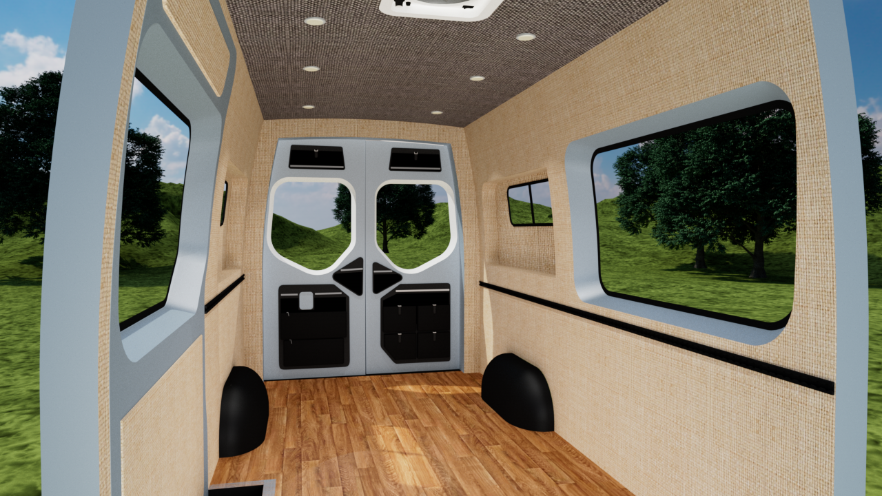Mercedes Sprinter 144" Low Roof Interior Panel Kit